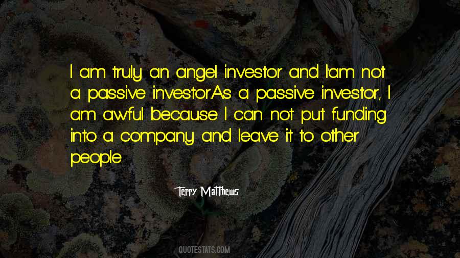 Angel Investor Quotes #514833