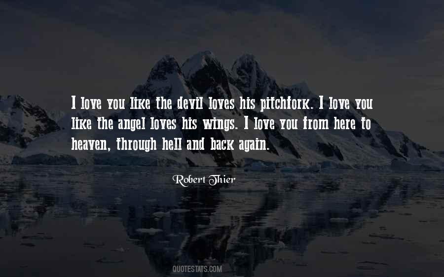Angel Love Devil Quotes #1725312