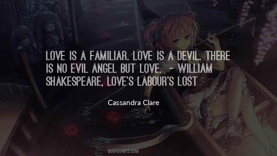 Angel Love Devil Quotes #294240
