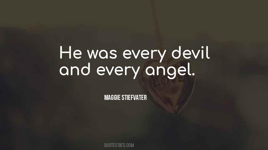 Angel Or Devil Quotes #602336