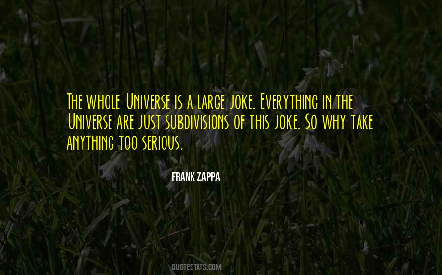 Serious Joke Quotes #528577