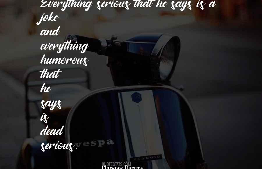 Serious Joke Quotes #668502