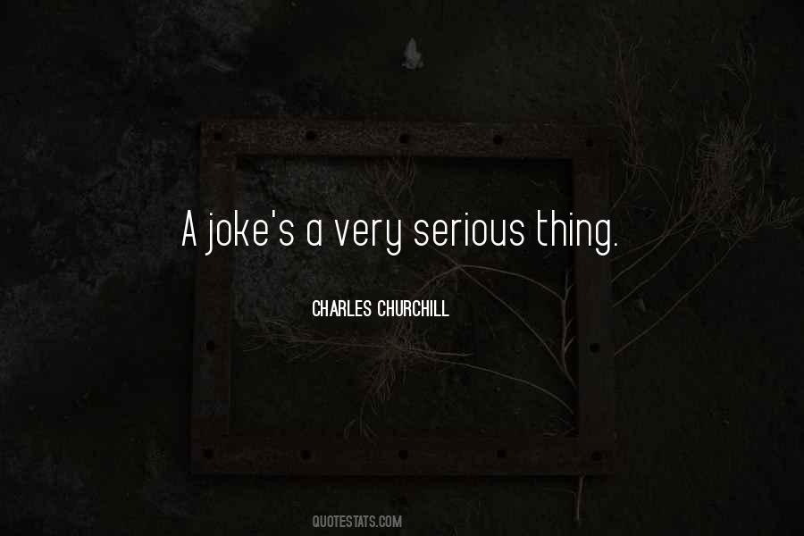 Serious Joke Quotes #860350