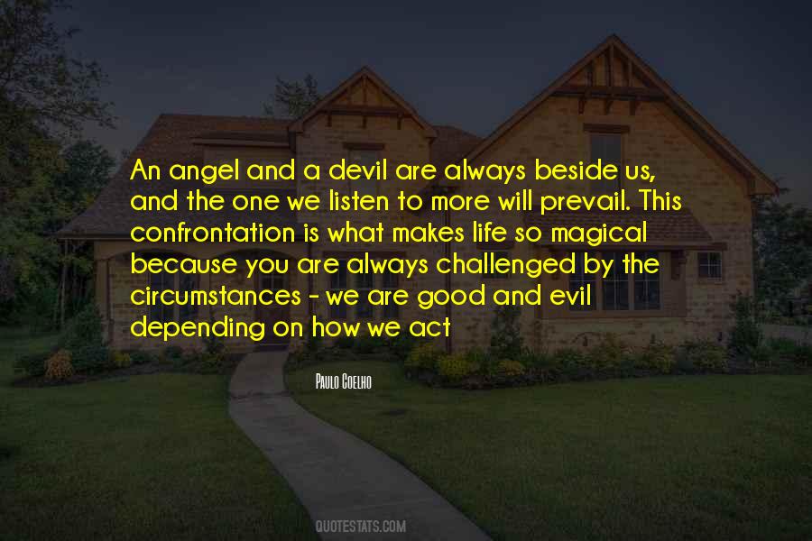 Angel Vs Devil Quotes #119082