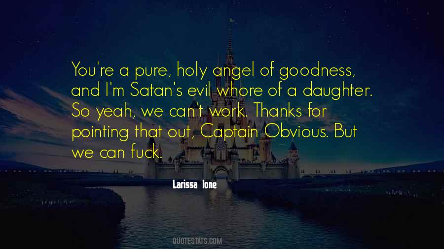 Angel Vs Evil Quotes #964389