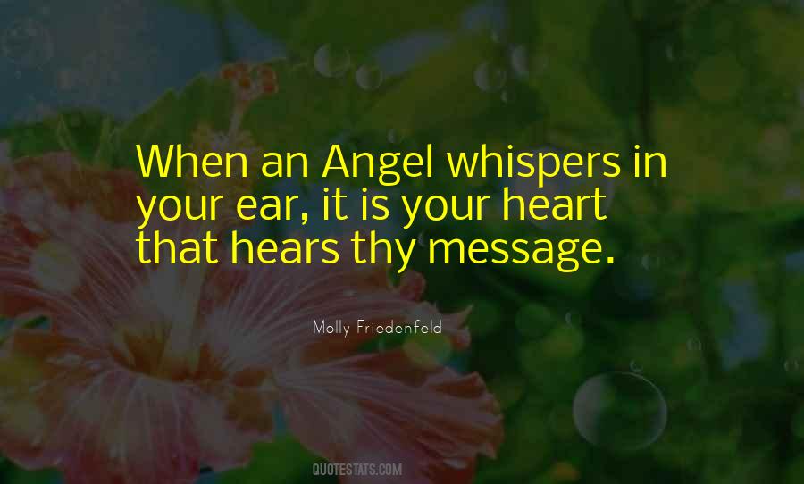 Angel Whispers Quotes #8958