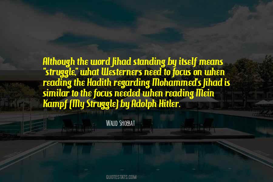 Hadith Jihad Quotes #707313