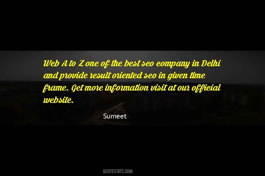 Seo Company In Delhi Quotes #1008027