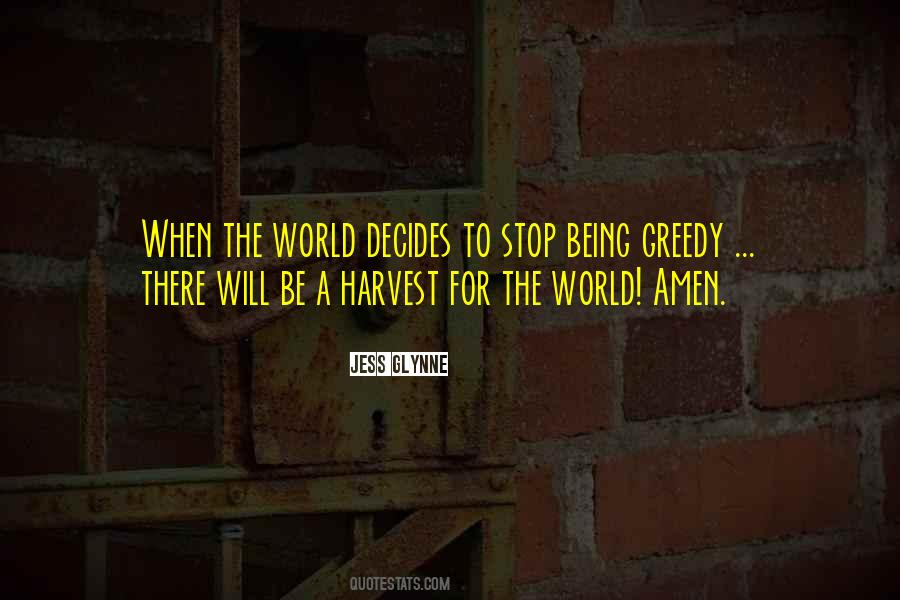 World Harvest Quotes #80392