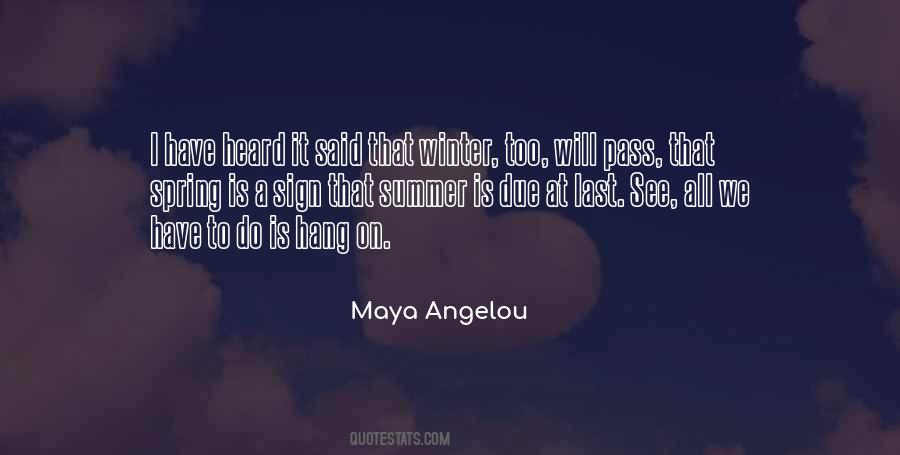 Angelou Maya Quotes #146884