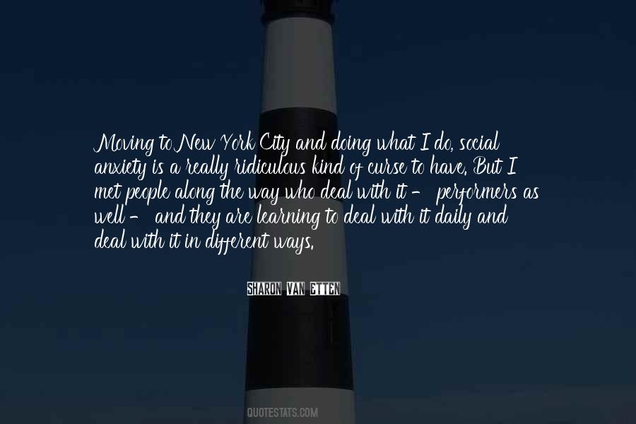 Quotes About Moving To A New City #1651669