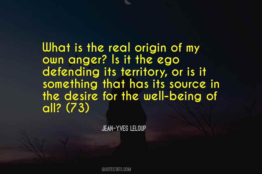 Anger And Ego Quotes #984706