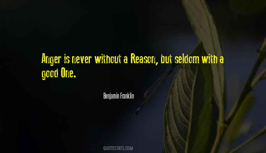 Anger For No Reason Quotes #1489020