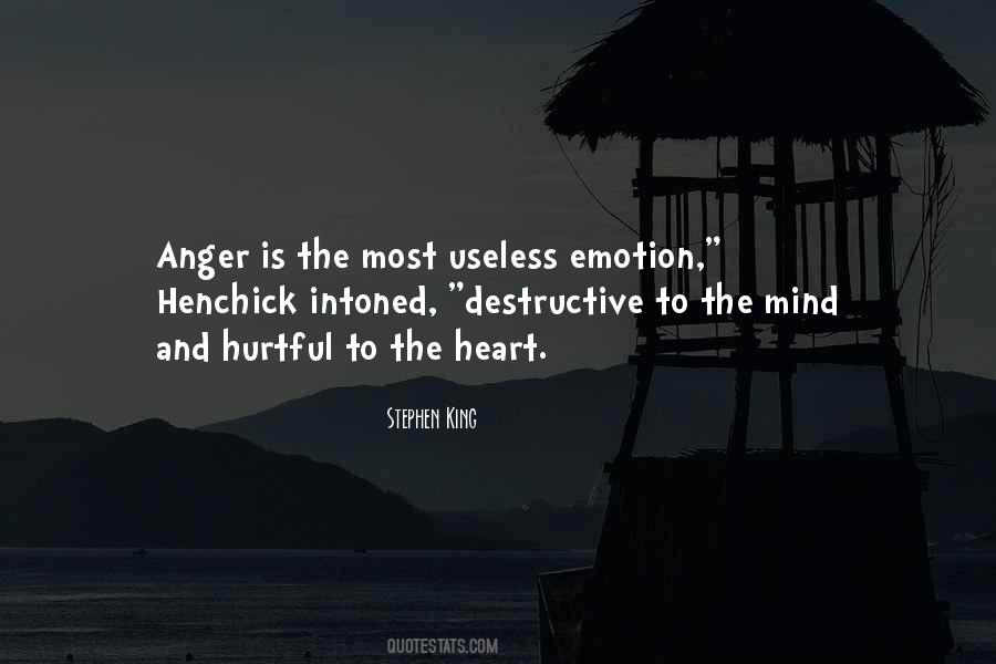 Anger Is Destructive Quotes #288749