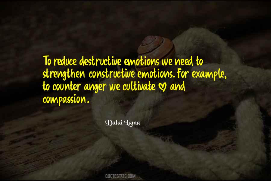 Anger Is Destructive Quotes #677028