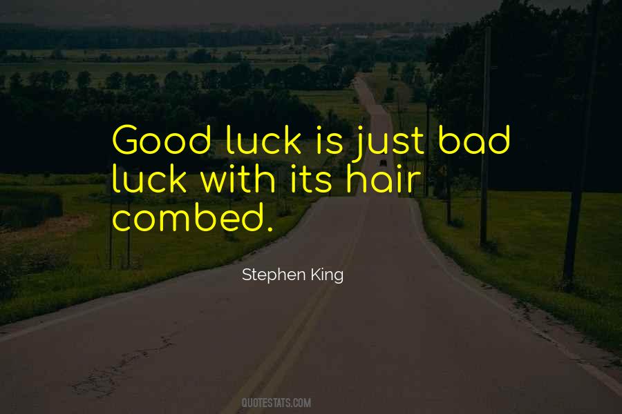 Combed His Hair Quotes #473589
