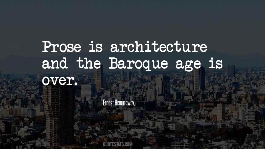 Baroque Architecture Quotes #453640