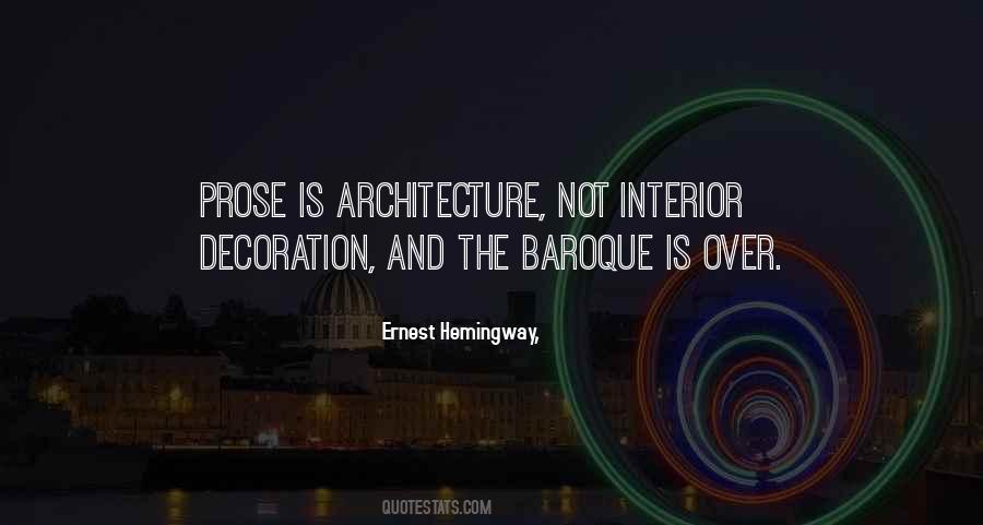 Baroque Architecture Quotes #575572