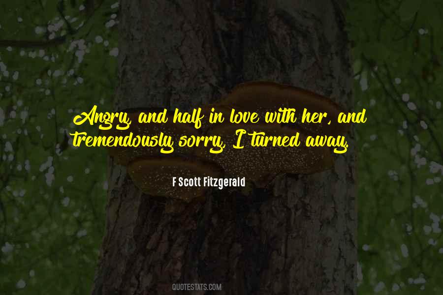 Angry And Sorry Quotes #1361775