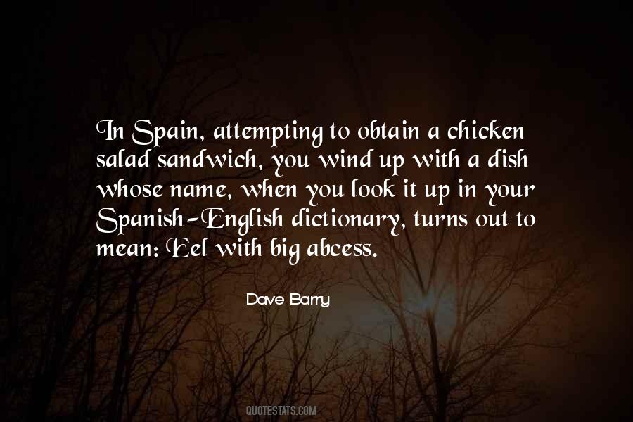 Chicken Dish Quotes #542417