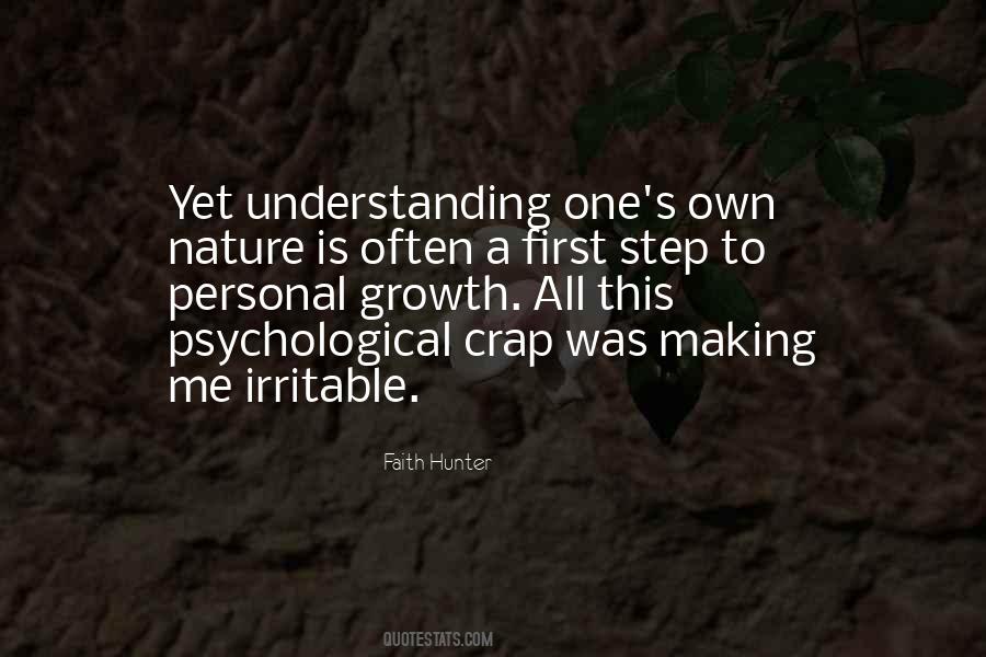 Personal Understanding Quotes #1610726