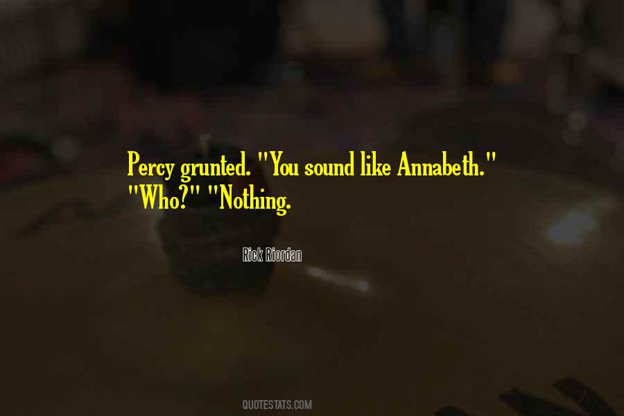 Percy X Annabeth Quotes #341157