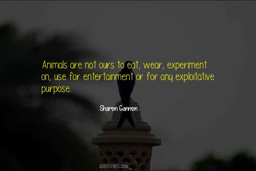 Animal Experiment Quotes #1542717