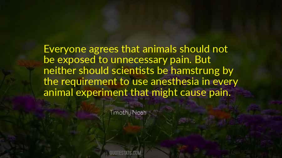Animal Experiment Quotes #1636349