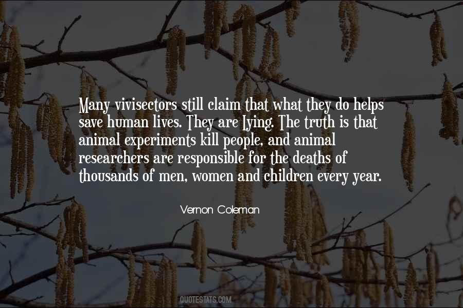 Animal Experiments Quotes #1208022