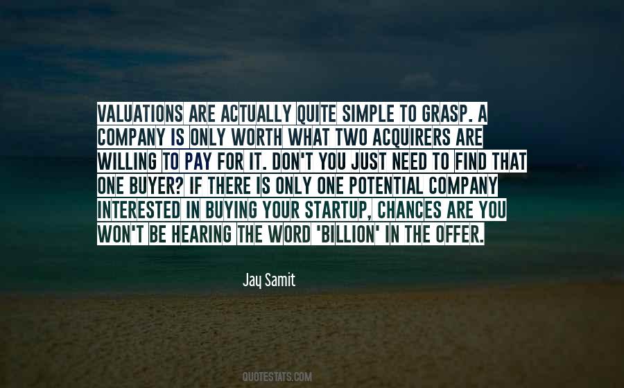 Quotes About Valuations #1089056