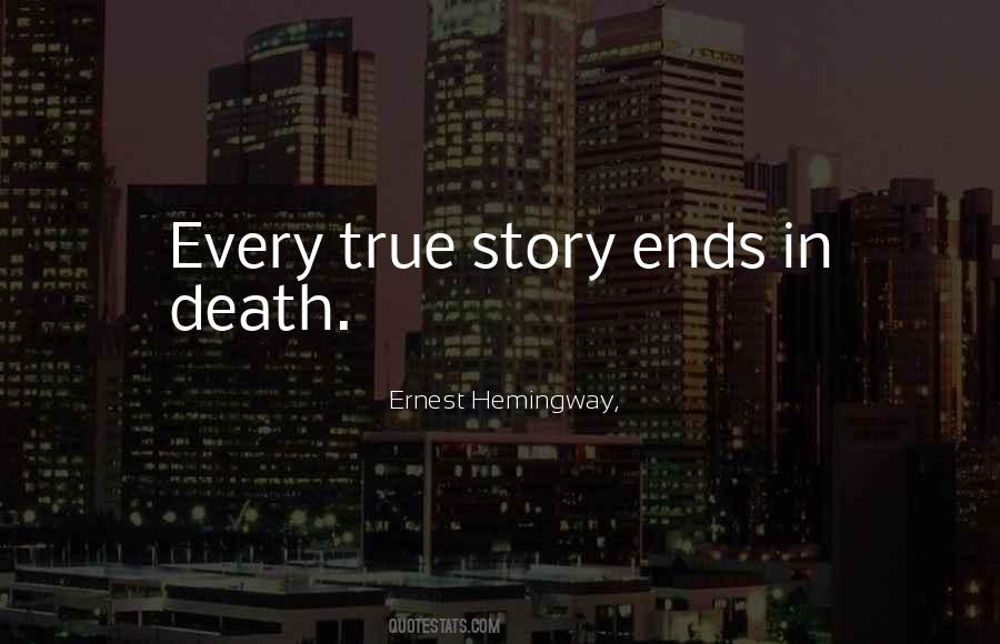 Death Hemingway Quotes #1097948