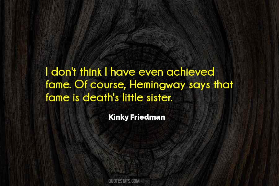 Death Hemingway Quotes #1685509