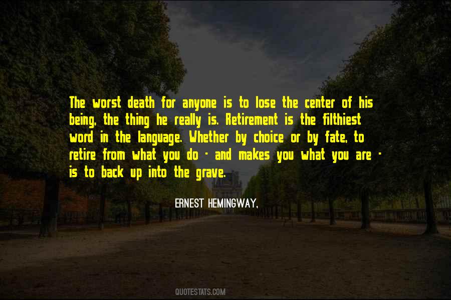 Death Hemingway Quotes #1733931