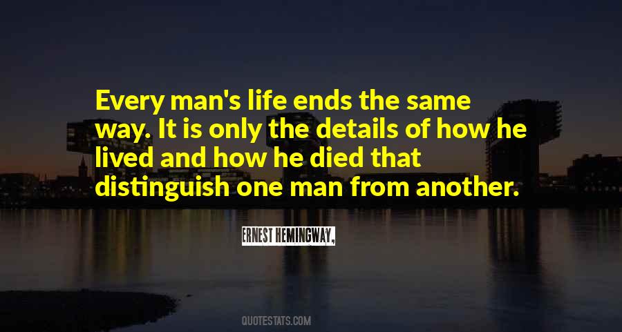 Death Hemingway Quotes #675209