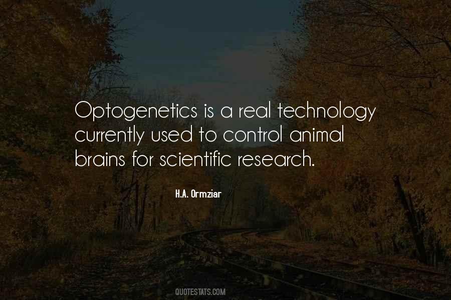 Animal Research Quotes #1537354