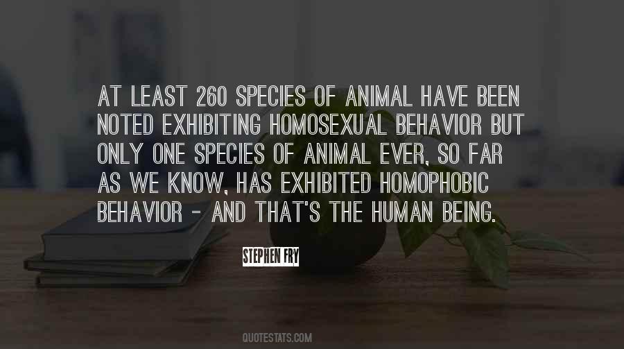 Animal Species Quotes #1225602