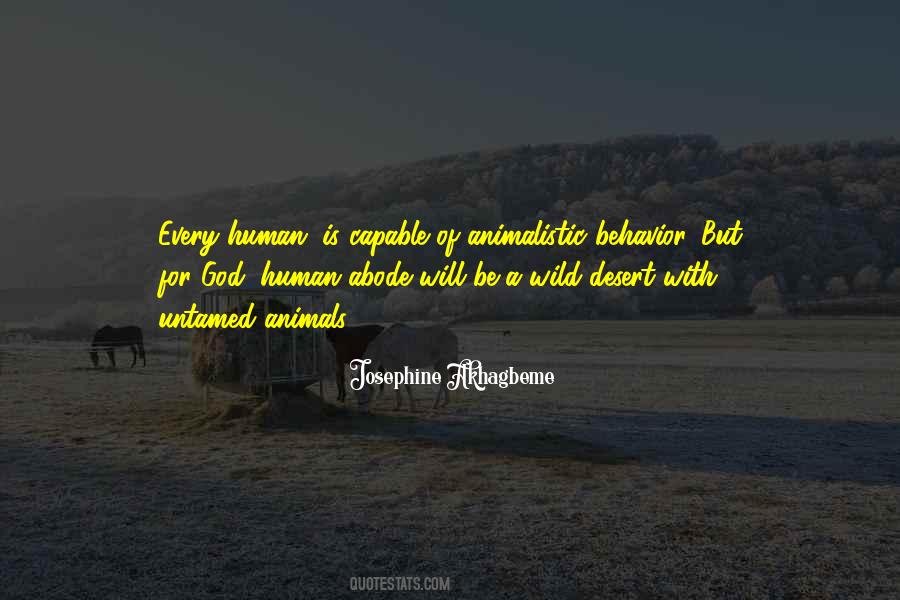Animalistic Human Quotes #1427778