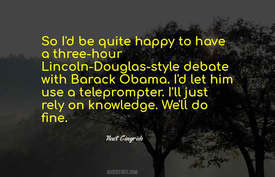 Lincoln Douglas Quotes #64220