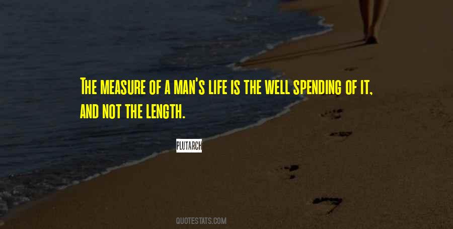 Man S Life Quotes #1427628