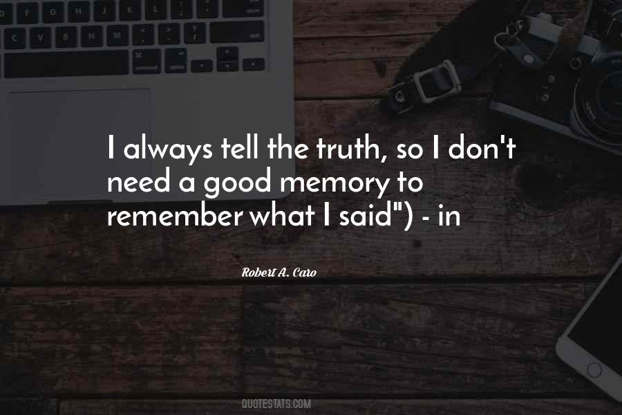 Good Memory Quotes #1041403