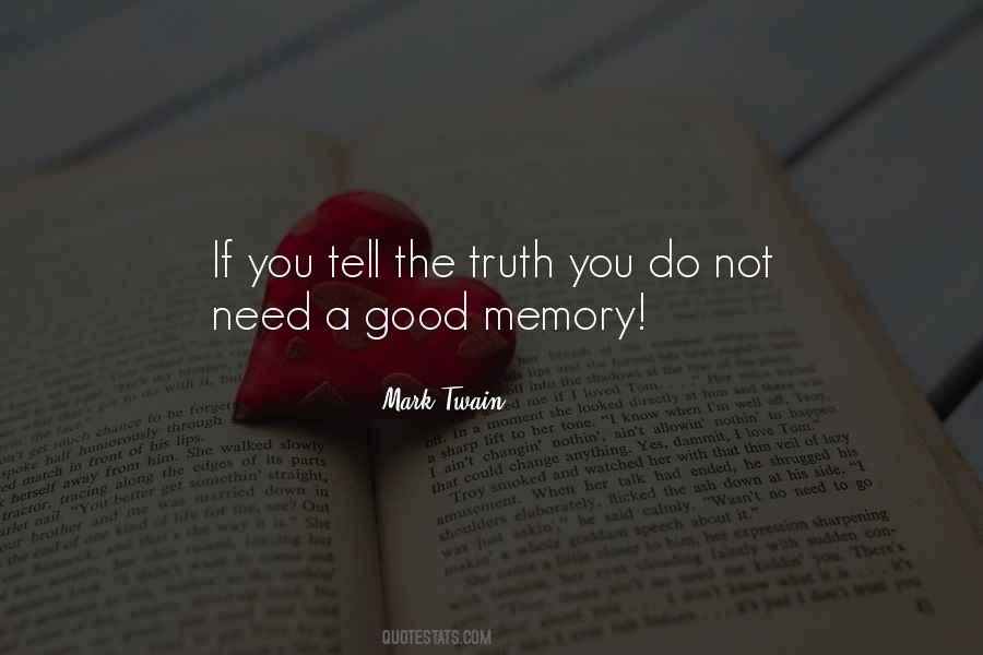 Good Memory Quotes #1304569