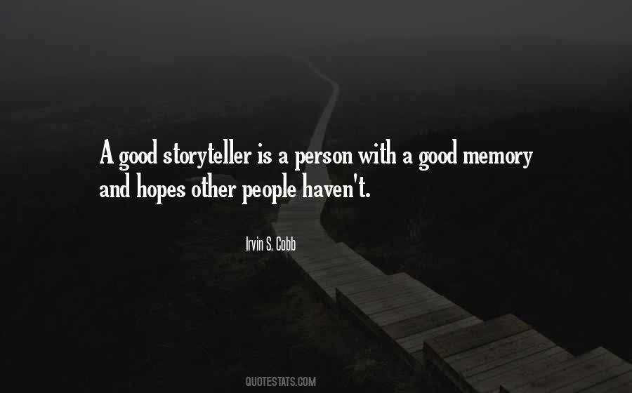 Good Memory Quotes #1667607