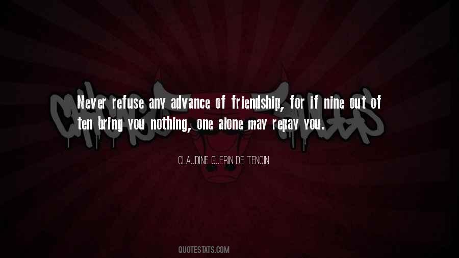 Ten Alone Quotes #1222512