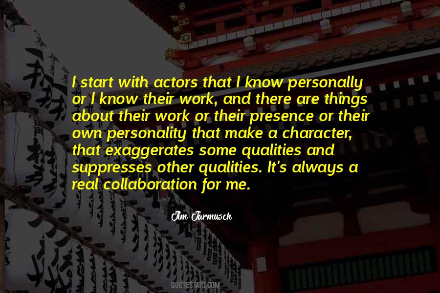 Personality Qualities Quotes #30744