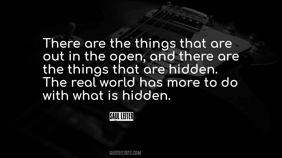 Hidden World Quotes #496288