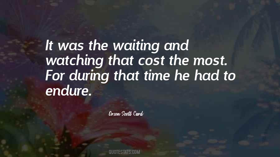 Waiting For Time Quotes #25805