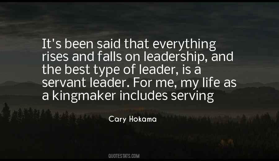 Leadership Life Quotes #329108