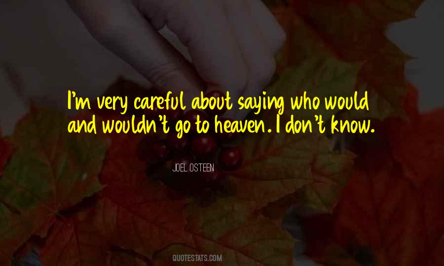 Very Careful Quotes #1418457