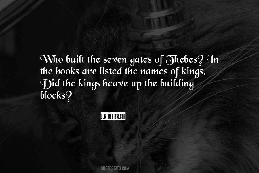 Who Built Quotes #336793