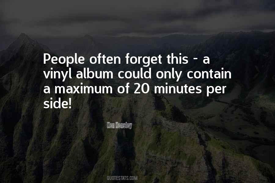 20 Minutes Quotes #921007